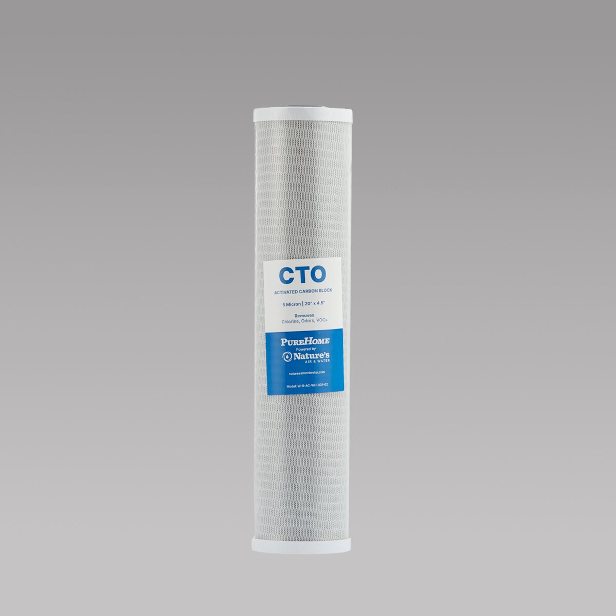 20" x 4 ½" CTO Activated Carbon Block Filter