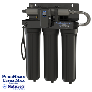 PureHome Ultra Max Whole House 3-Stage Water Filtration Solution w/ UV Purification