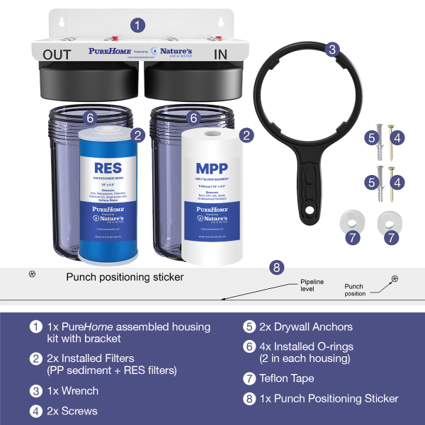 PureHome Whole House 2-Stage Water Filtration Solution - Image 6